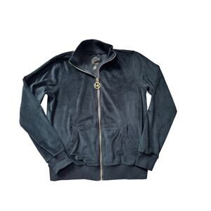 Michael Kors Women's Velvet/Velour Track/ hoodie/sweatshirt/jacket; S; Full zip